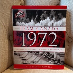NWOT 1972 Official Anniversary Book Signed by Marcel Dionne